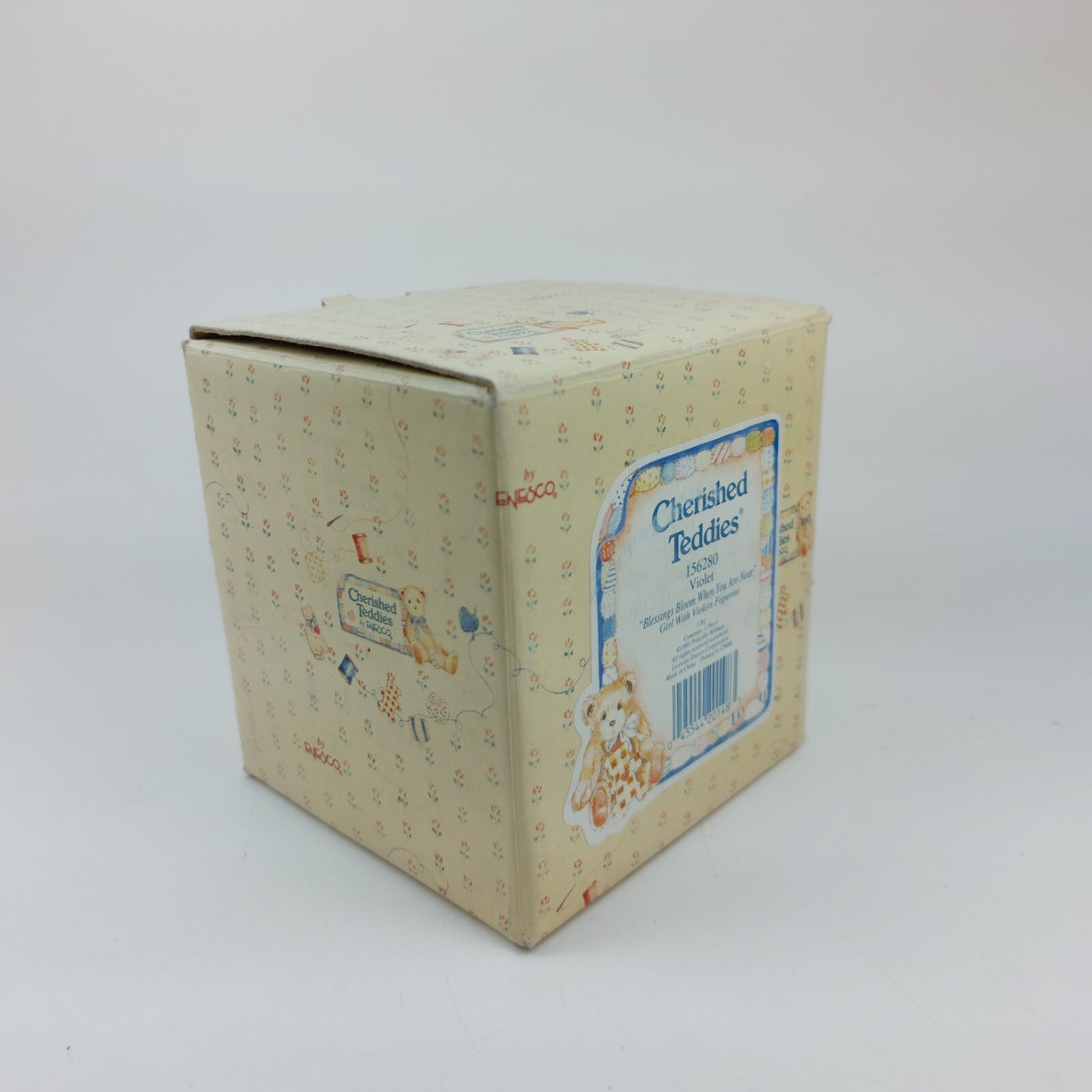 Cherished Teddies Violet -'Blessings Bloom When You Are Near' Collectible 3"23