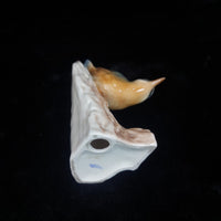 Thumbnail for Goebel Porcelain W.Germany Bird Figurine Wall Creeper 1967 collectable decor.9