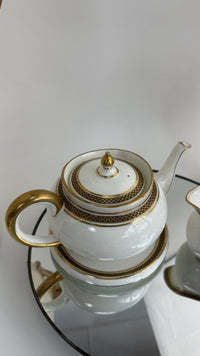 Thumbnail for Stunning Antique Cauldon & Aynsley 27pc Tea Set c.1910 | Edwardian Gilt & Black5