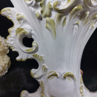 Thumbnail for Francesco Capodimonte Italian Porcelain Italy Vase – Rococo Bird & Floral Design10