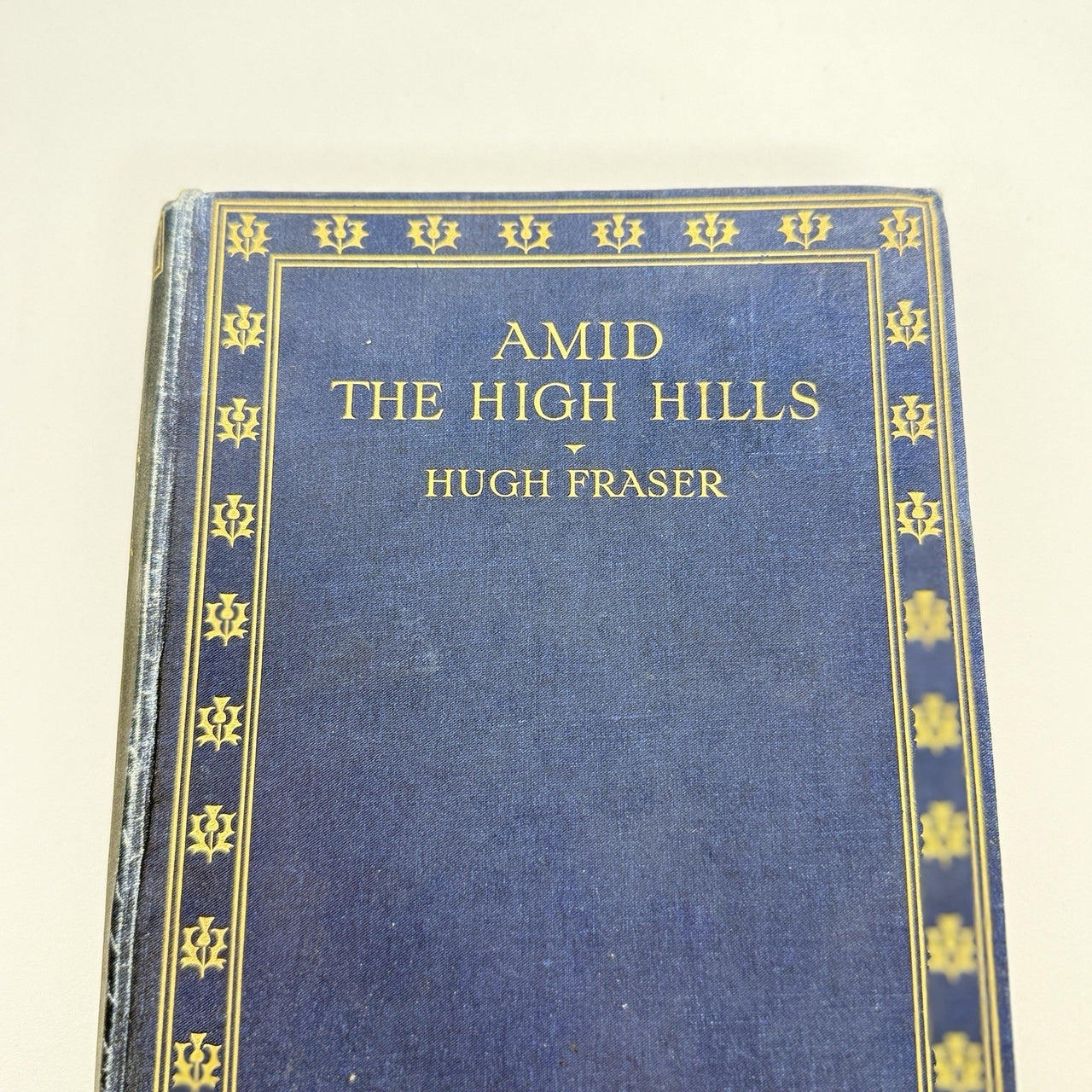 Antique Book Black 1923 Amid the High Hills by Hugh Fraser Illustrat 1st Edition6