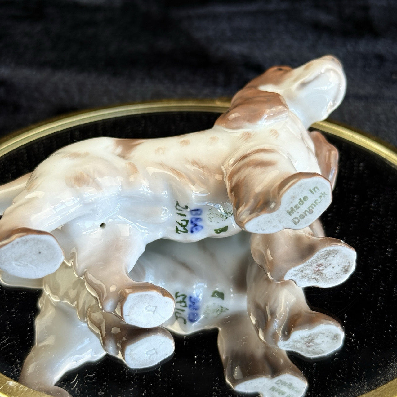 Vintage Bing & Grøndahl B&G Porcelain Cocker Spaniel Figurine Made in Denmark8