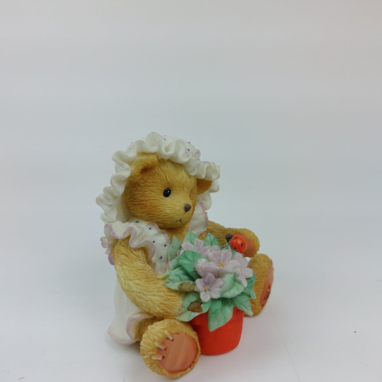 Cherished Teddies Violet -'Blessings Bloom When You Are Near' Collectible 3"11