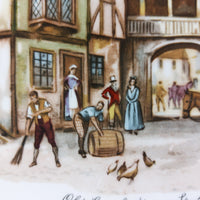 Thumbnail for Old Coach House Stratford Decorative Ceramic Plate Gold Trim 8.5in Wall Hanger3