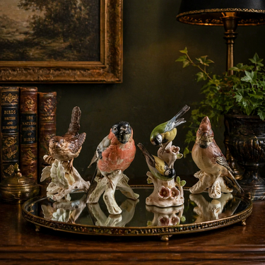 4 Goebel Vintage Bird Figurines 1960s W Germany  Porcelain Lot Marked see pics.0