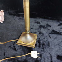 Thumbnail for Vintage Brass Lamp Table Patina EU Plug 915gr Classic 12