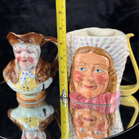 Thumbnail for Fieldings Pickwick Ware Mrs Bardell & Character Jug England Hand Painted de Pair11