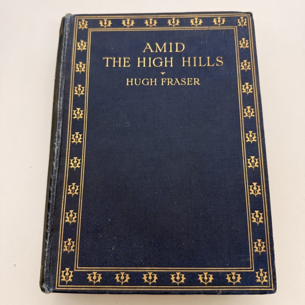 Antique Book Black 1923 Amid the High Hills by Hugh Fraser Illustrat 1st Edition13
