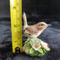 Thumbnail for Bird Ornament Border Fine Arts Jenny Wren B1033 Figurine Handmade Scotland  20078