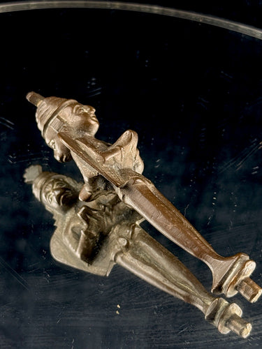 Antique Indian Bronze 2Faced Deity Figurine – Tribal Ritual Statue 5.5” Rare0