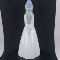Thumbnail for Porcelanas M. Requena Collectable Blue white porcelain Lady Figurine Spain Decor5