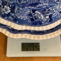 Thumbnail for Adams Cattle Scenery Blue Transferware Tureen with Lid 11