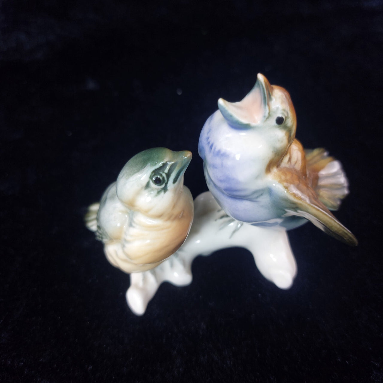 Karl Ens Volkstedt RareENS Porcelain Bird Figurine Pair – hand painted, german8