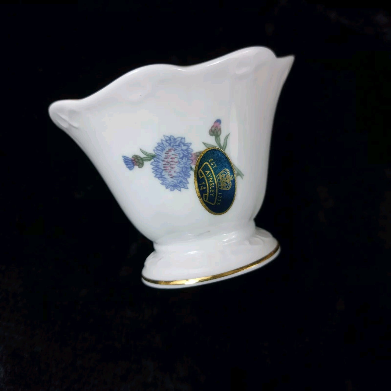 Aynsley Set gift Wild Tudor Fine Bone China – Vase, Trinket Dish & Candle Holder14