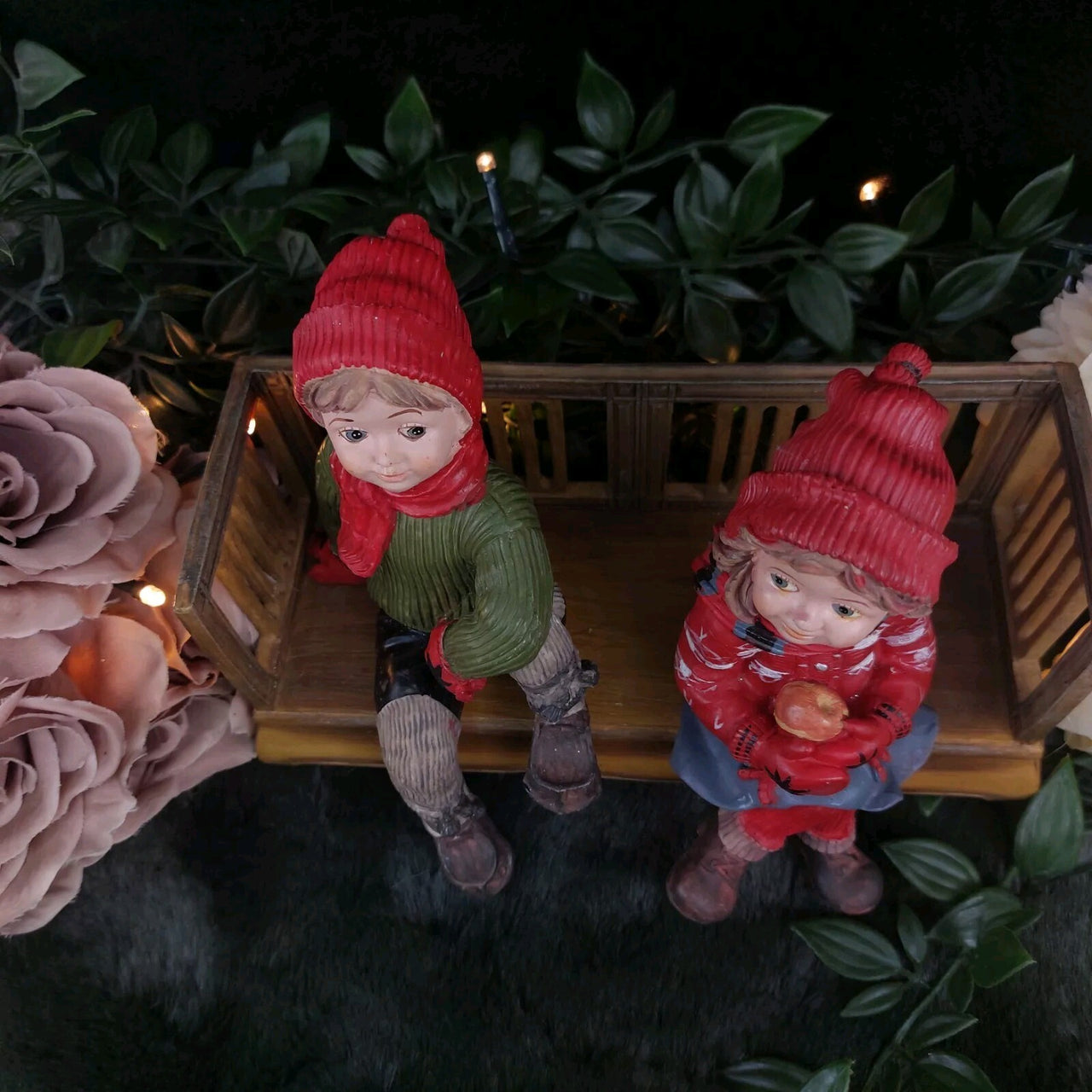 Candy Designs Rare Norway Children Figurines Set – Mixed Conditions, With Bench 11
