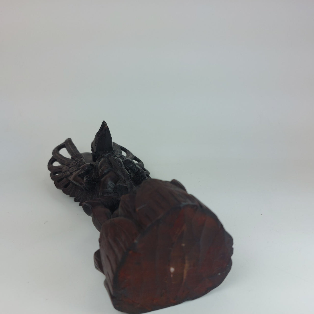 Garuda Hand Carved Wood Statue 10" Hindu Buddhist Bird Mythical Art gift xmas.11