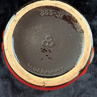 Thumbnail for West Germany Rumtopf Jar Red Glazed Fruit Motif 13