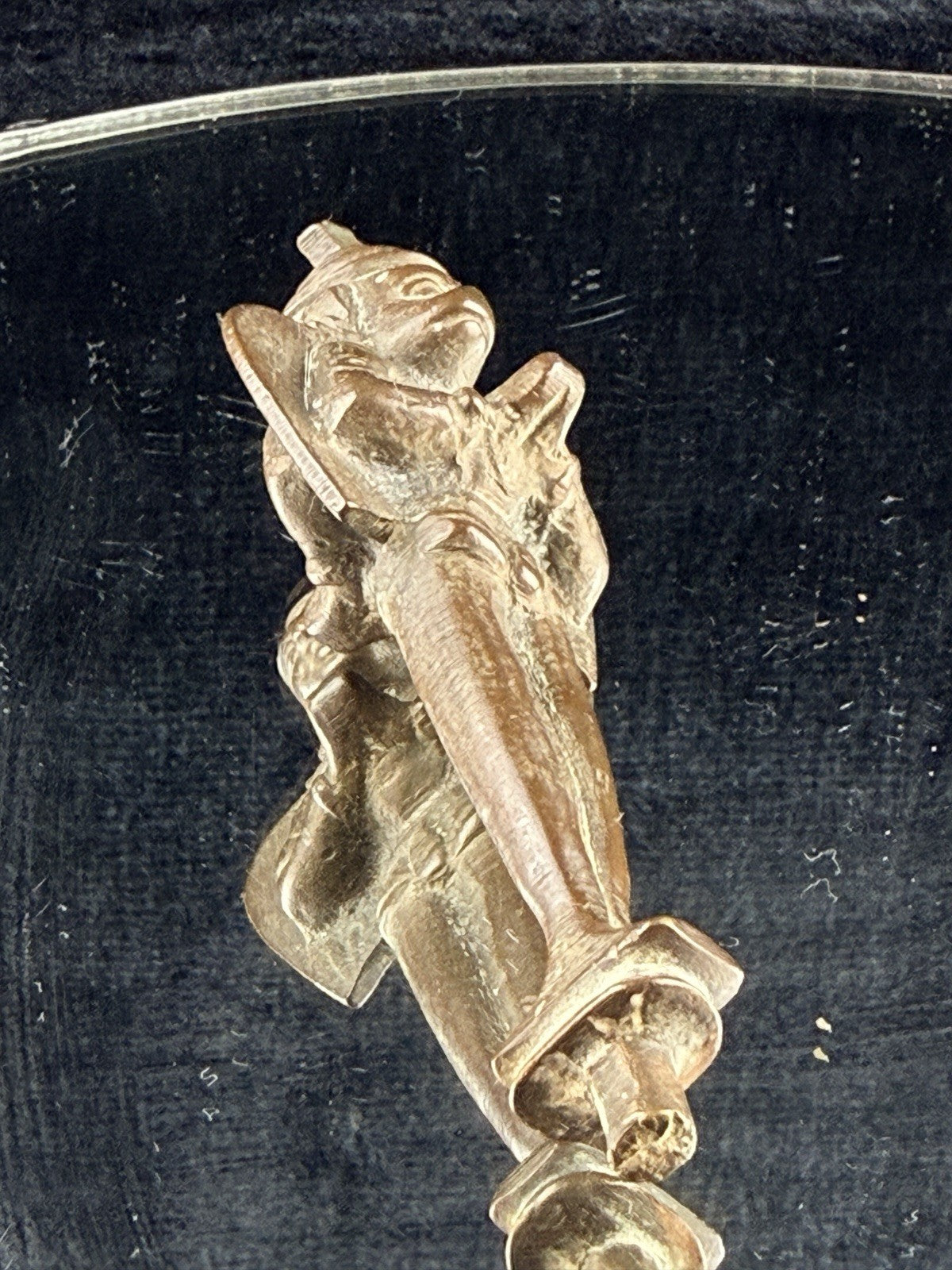Antique Indian Bronze 2-Faced Deity Figurine Tribal Ritual Statue 5.5” Rare12