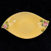 Thumbnail for Royal Winton Grimwades England Yellow Rose Bowl Dish 5488 Hand Painted Floral 8
