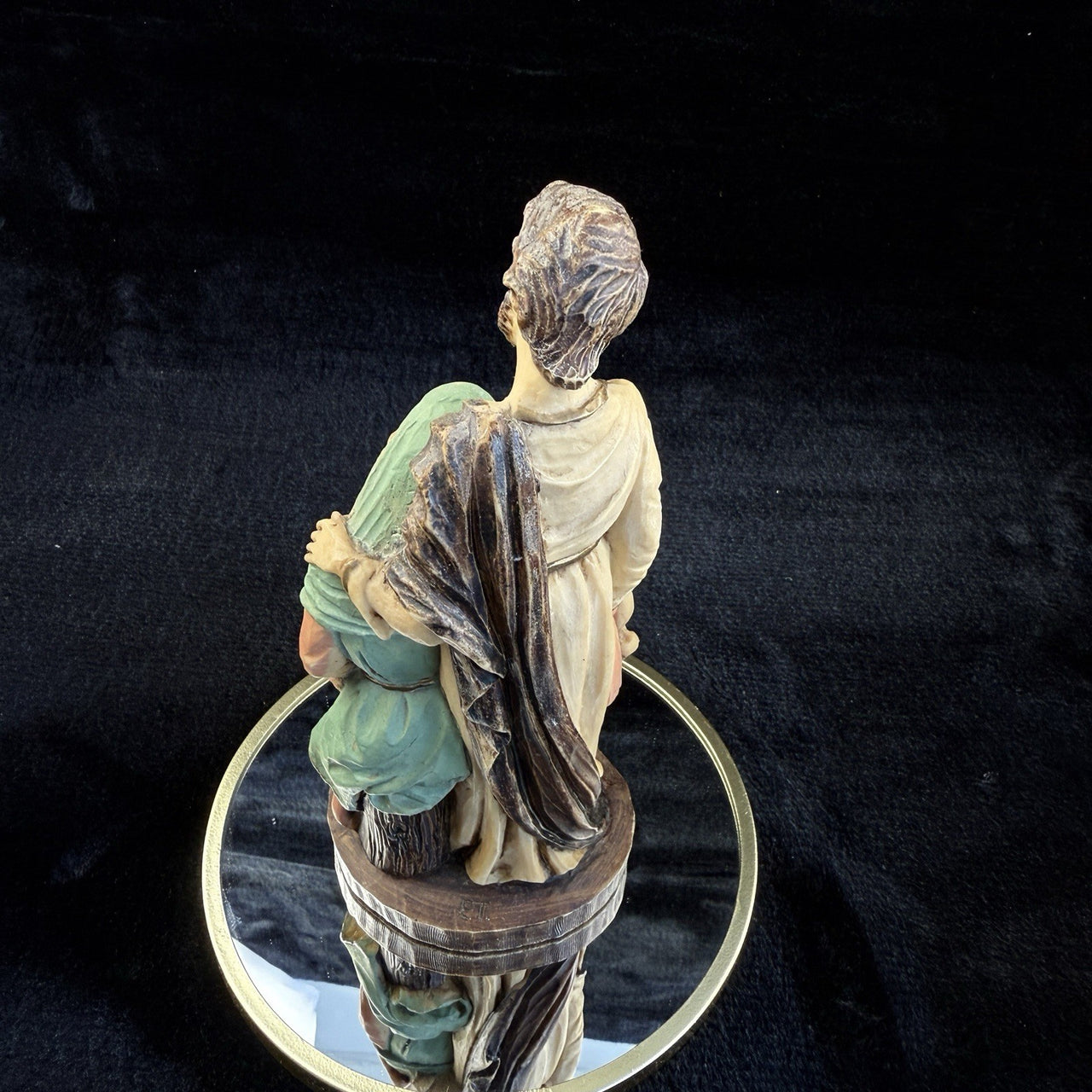 1989 Hand Painted Italian "Holy Family" Figurine by Exclusive Designs Signed -6