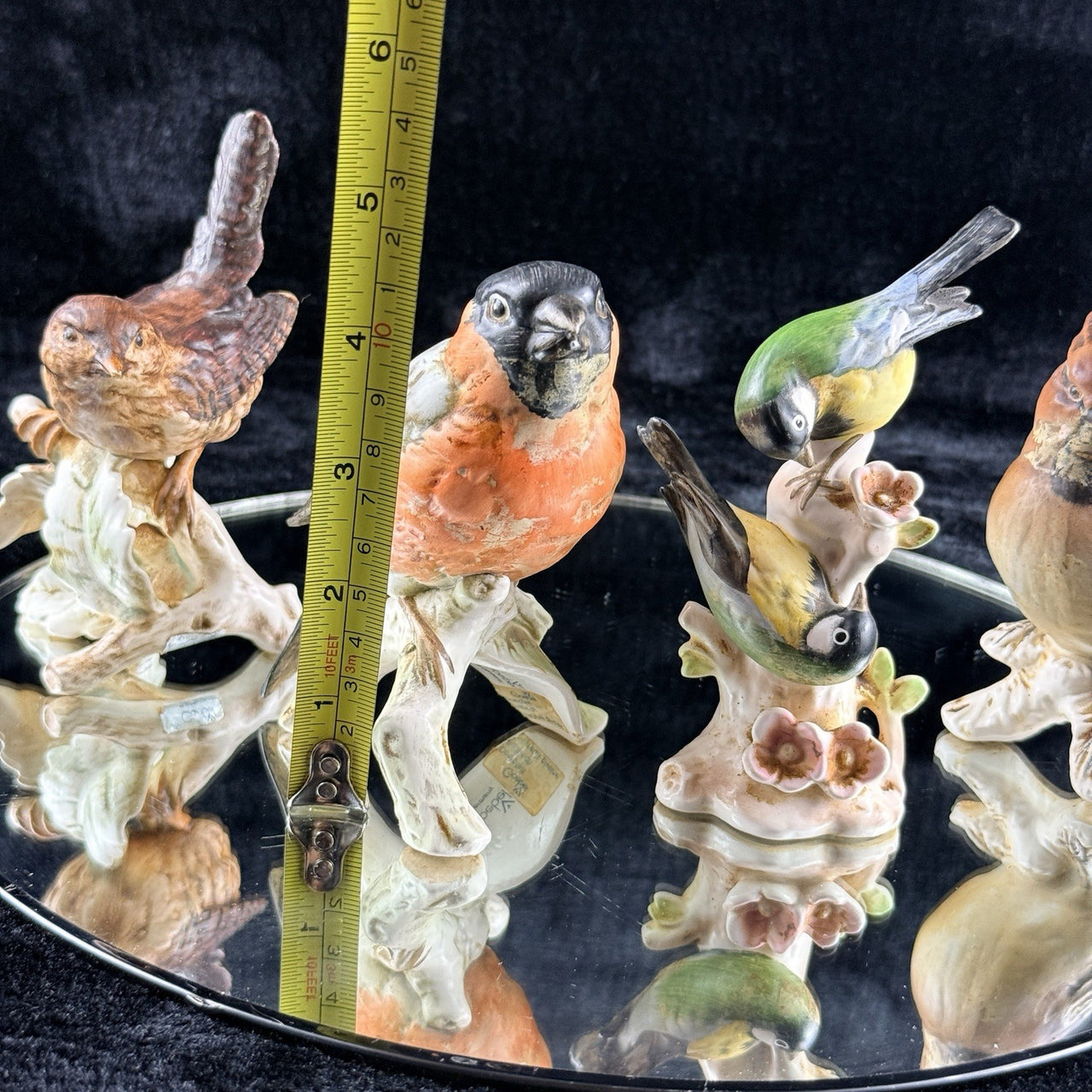 4* Goebel Vintage Bird Figurines 1960s W Germany HandPainted Porcelain Bird Lot3