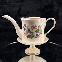 Thumbnail for Hammersley Floral Mini Watering Can & Burleigh Pedestal Cake Stand Porcelain Set7