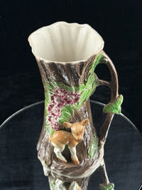 Thumbnail for Hornsea Pottery Fauna Royal Vase Woodland Tree Trunk Deer Flowers 10
