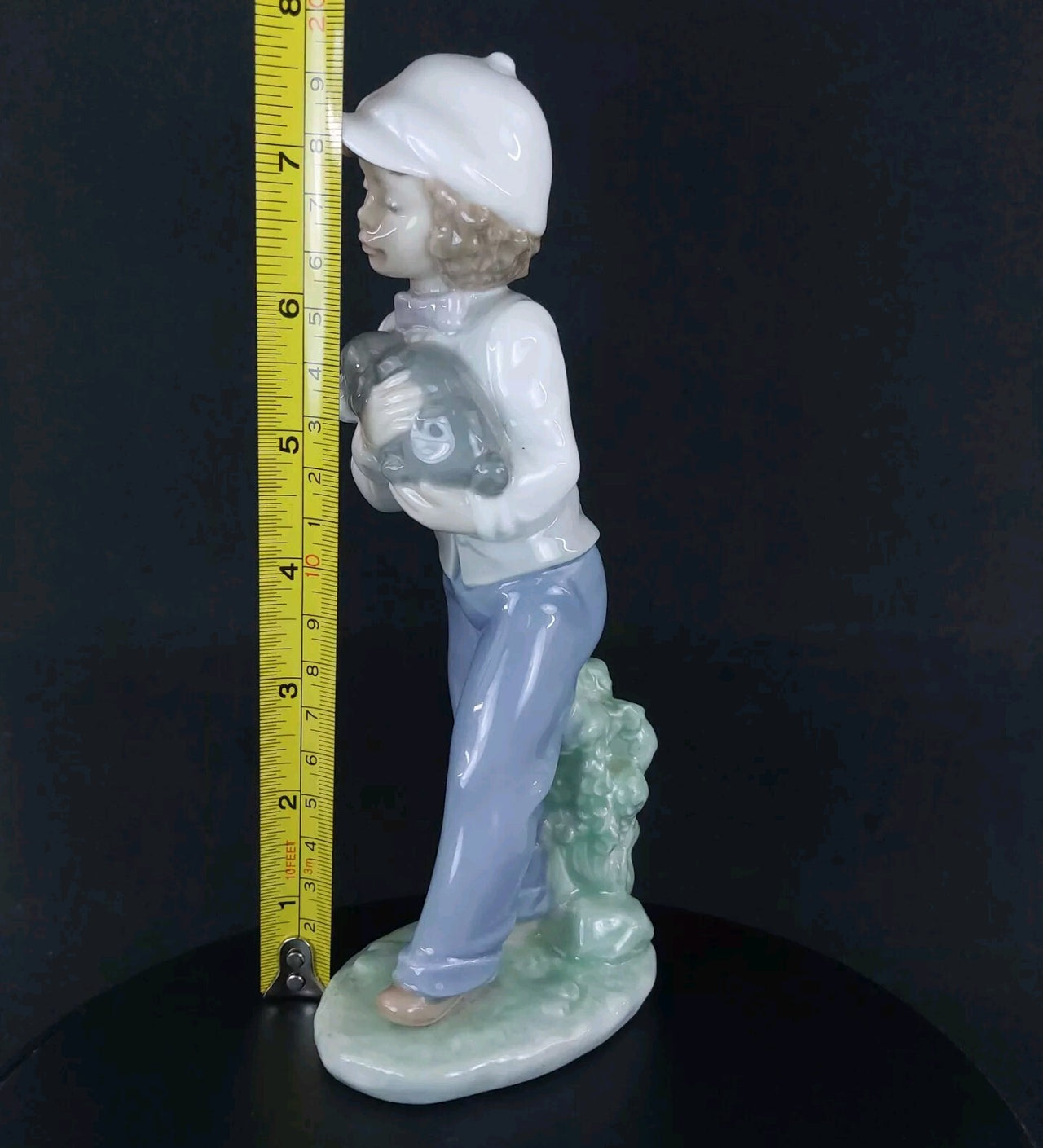 Lladró Nao Buddies' 'Best Porcelain Figurine - Boy & Puppy, 7¾ Inches.8