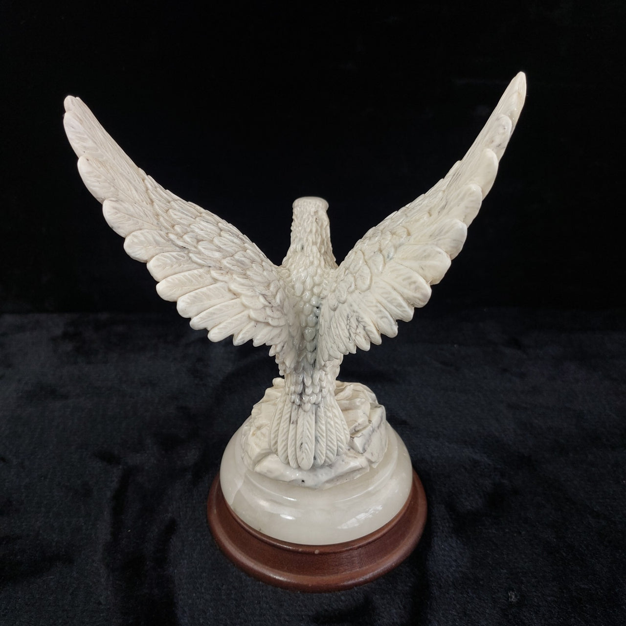Leonardo Golden Statue Eagle Sculpture Marble Resin 9” Figurine United Kingdom.4