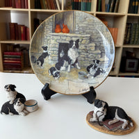 Thumbnail for Border Arts Fine Collie Collection Jock's Pride Plate & Two Figurines,box Resin.17