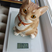 Thumbnail for Sherratt & Simpson Cat Sitting Figurine 55044 with Collar 1056g Ornament 8