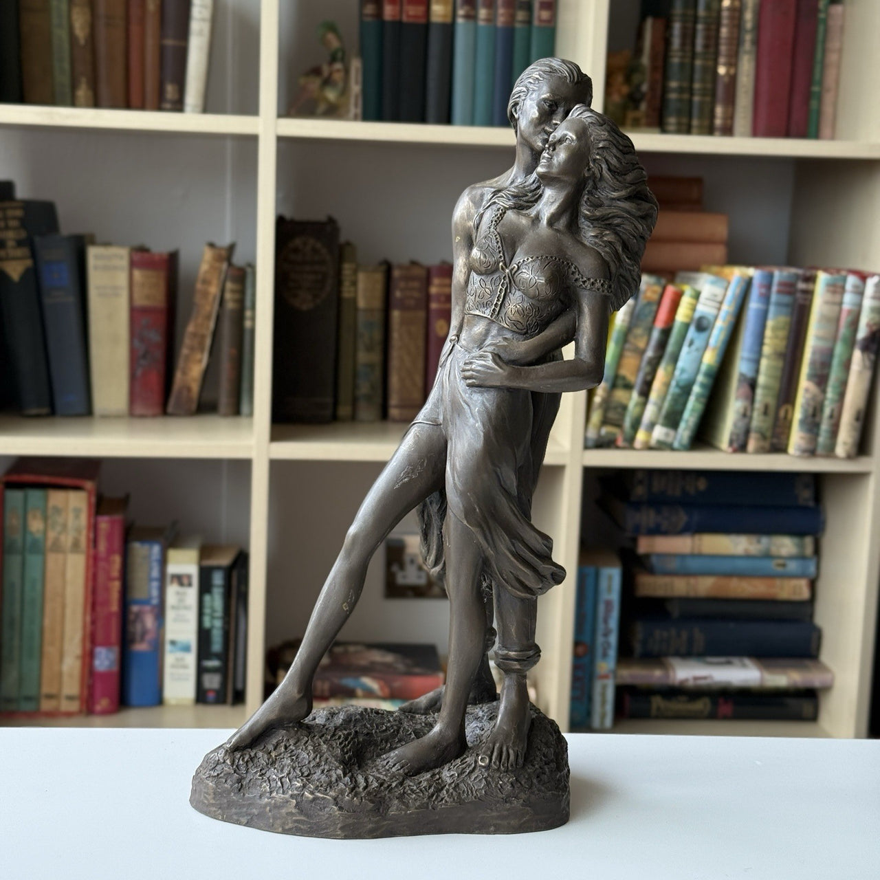 Rare "Careless Heredities Whisper" Figurine 2.74 kg - 13.75" Cold Cast Bronze17