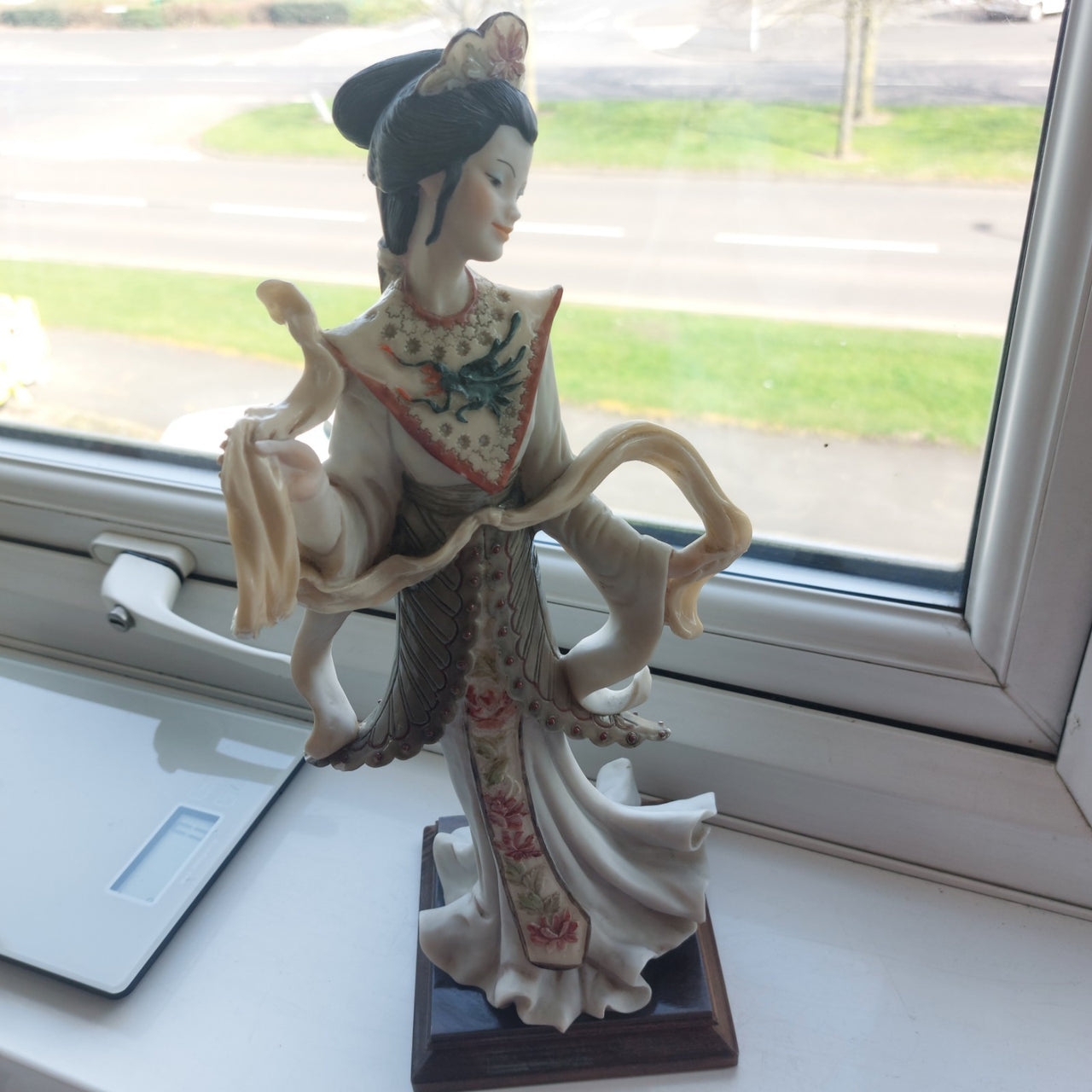 Capodimonte E. Belcari 40cm Geisha Figurine 1988 Goddess Style decor  see pics17