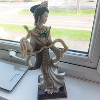 Thumbnail for Capodimonte E. Belcari 40cm Geisha Figurine 1988 Goddess Style decor  see pics17