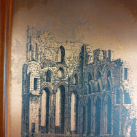 Thumbnail for Tynemouth Priory 1874 Copper Engraving Art Framed 9.75