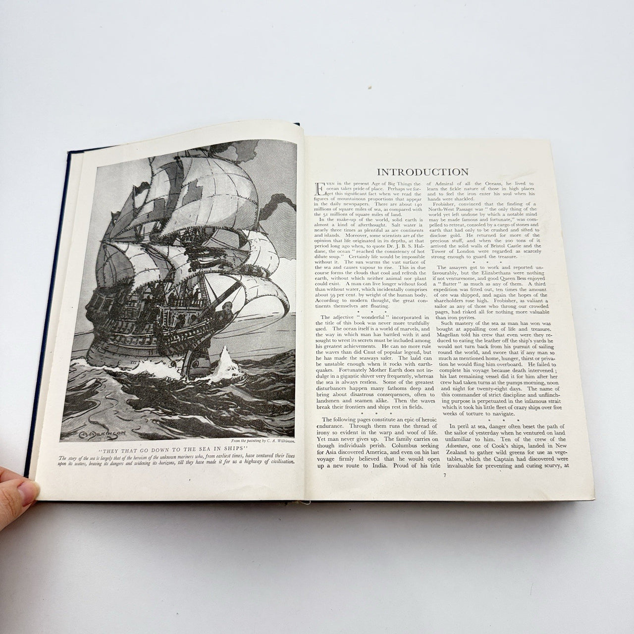 The Wonderful Story of the Sea Illustrated Maritime History Book Collins Press7