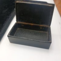 Thumbnail for Black Lacquer Snuff Box Vintage – Gold Gilded Deer Scene,Russian  or  Japanese4