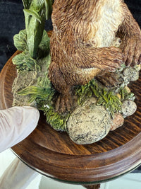 Thumbnail for Royal Otter Doulton Figurine DA112 by K. Sherwin bookcase decor handmade resin9