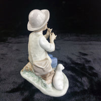 Thumbnail for NAO Lladro by 1987 Figurine Boy Flute & Dogs 7