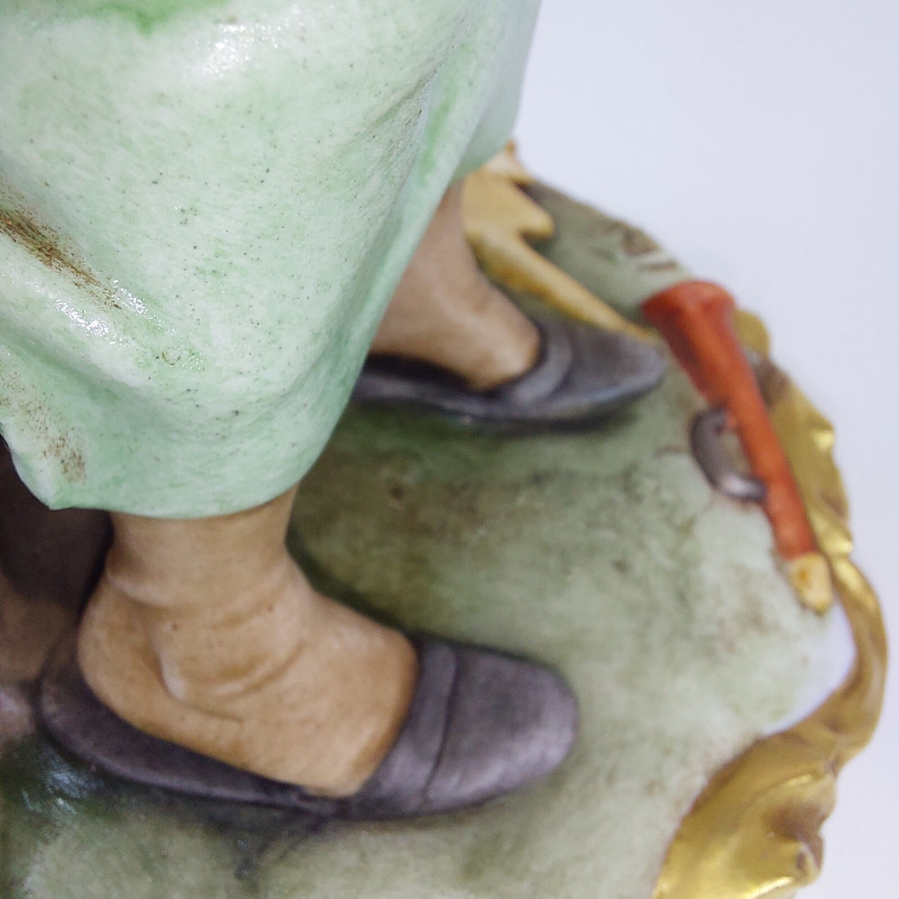 RARE 1950s Capodimonte - Bruno Merli Signed Porcelain Child & Mother Figurine10