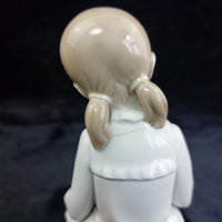 Thumbnail for Nao by Lladro Girl Figurine Reading 8 Slate School repaired bookcase decor kids4