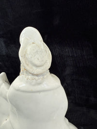 Thumbnail for Antique Porcelain Staffordshire Cavalier- Horse Figurine Pair decor see one head10