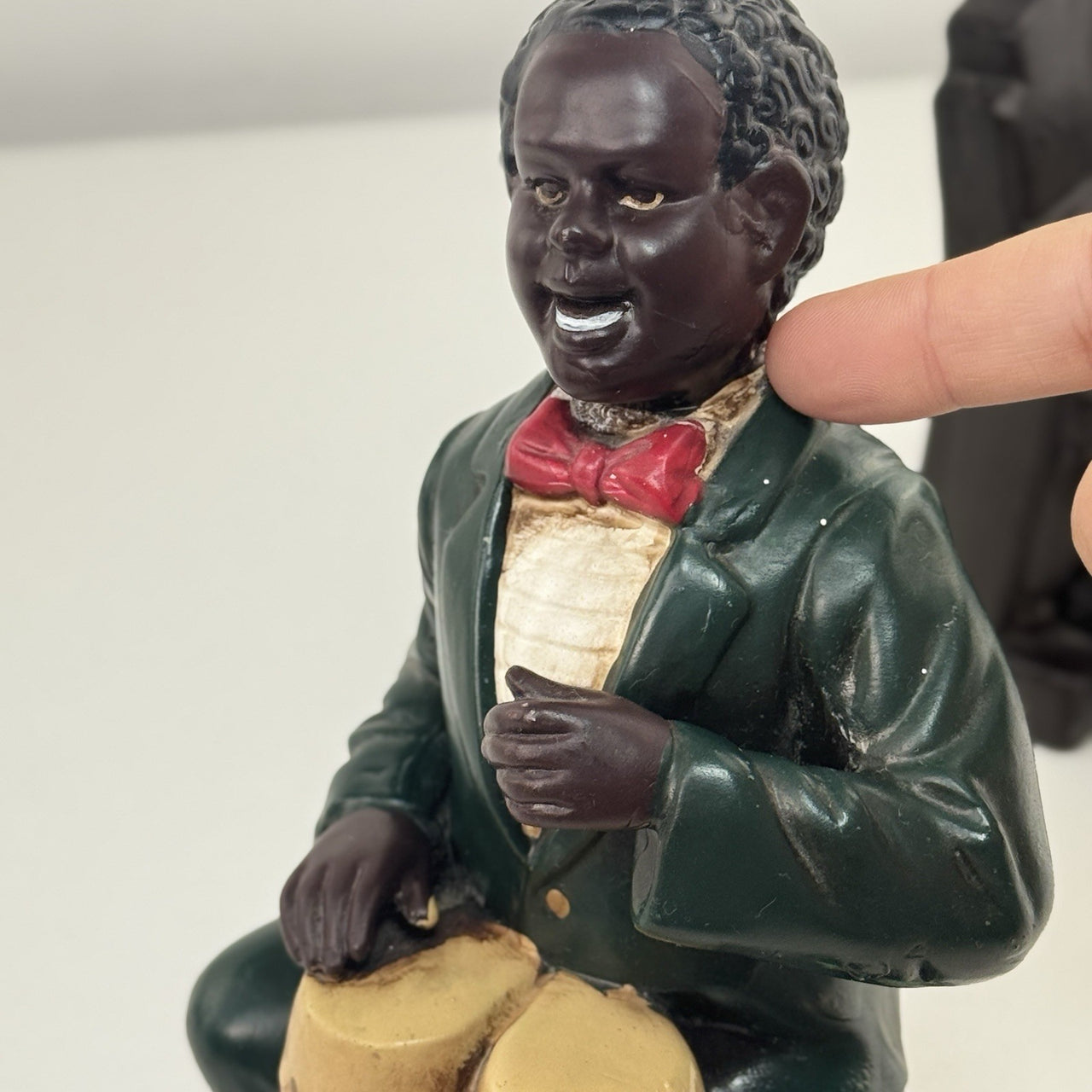Ceramic Jazz Musician Figurine Set Of 4 See The Pics African American Band Pair10