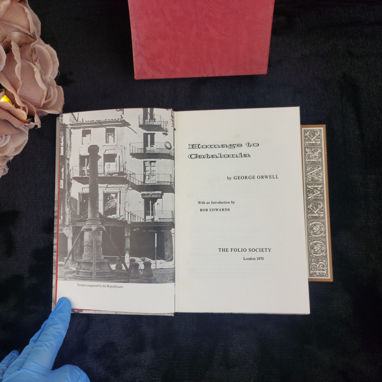 1970 Society Folio Homage to Catalonia Orwell Slipcase War Memoir Second Print3