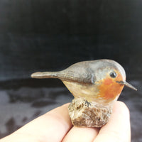Thumbnail for M Leadbetter Cornwall Bird Figurines â Set of 3 Wrens & Robin, 1979â81 Handc12