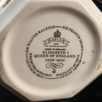 Thumbnail for Sadler I Elizabeth Teapot England 1588 Spanish Armada Crown Lid Rare Queen 606g11
