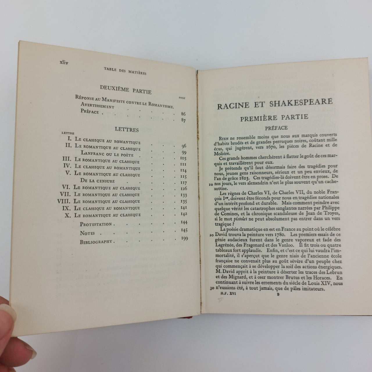 Rare 1907 Racine et Shakespeare - Edition Oxford by Stendhal (Henri Beyle)7