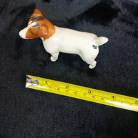 Thumbnail for John Jack Beswick Russell Dog Figure Brown & White JBD102 Ceramic Ornament decor3