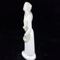 Thumbnail for Porcelanas Penatal Figurine Woman with Goose from Segovia, Spain bookcase figure6