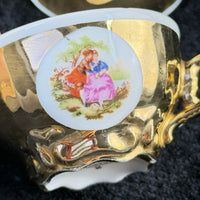 Thumbnail for Bondware Coffee Cups & FanShaped Tray | 24K Gold Chokin Art Japan10